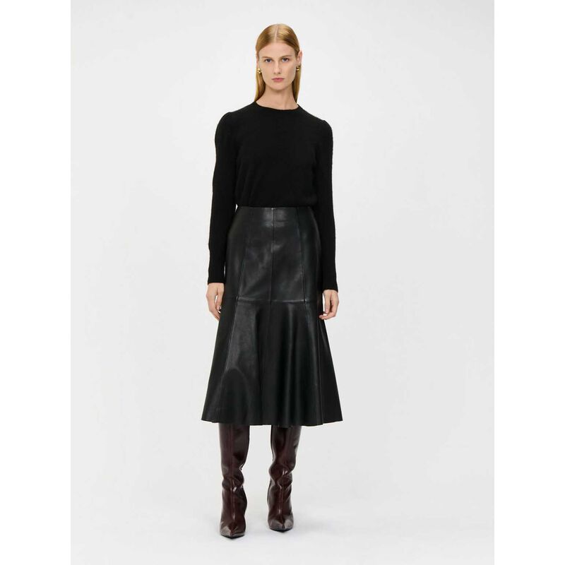 Veronika Maine Fuzzy Puff Sleeve Sweater image number 7